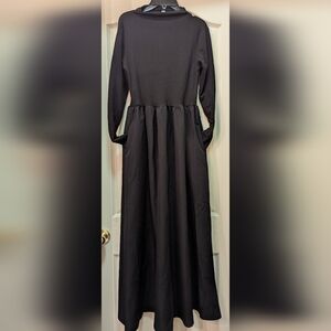 SHEIN Classic Black Long Sleeve Dress